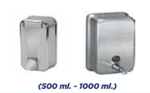 Paslanmaz Sıvı Sabun Aparatı